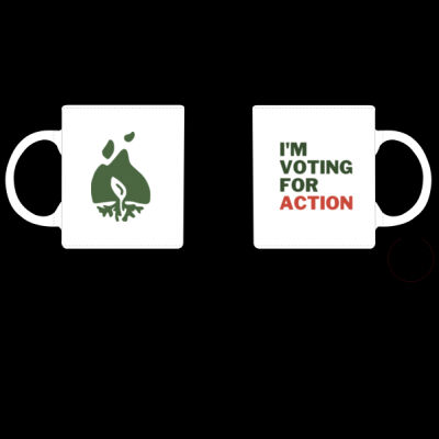 I'm Voting For Action Campaign Mug Thumbnail