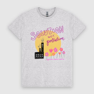 Solution not Pollution Unisex T-shirt Thumbnail